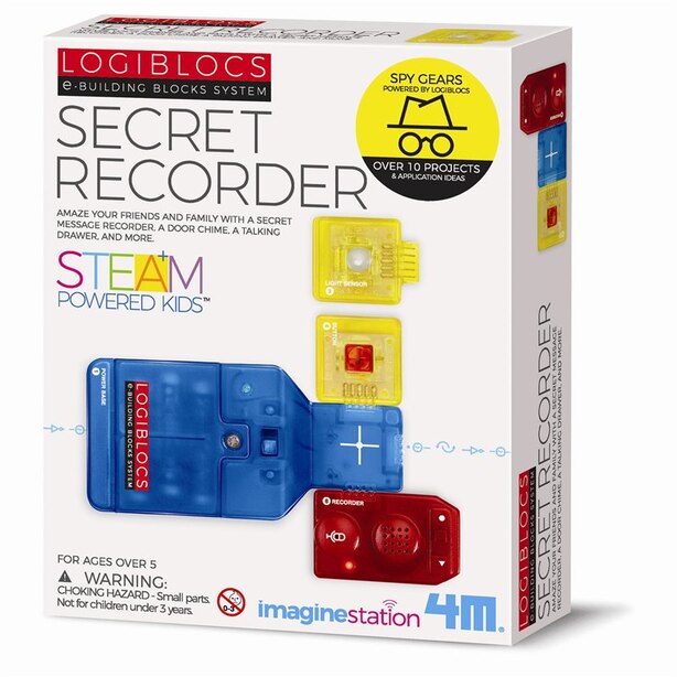 4M Logiblocs Science Kit Secret Recorder