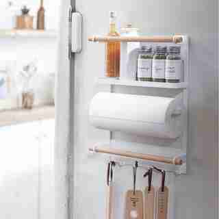 Yamazaki Tosca Magnetic Kitchen Organization Rack