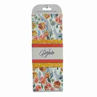 Goldilocks Beeswax Food Wraps Set of 3 - Golden Floral