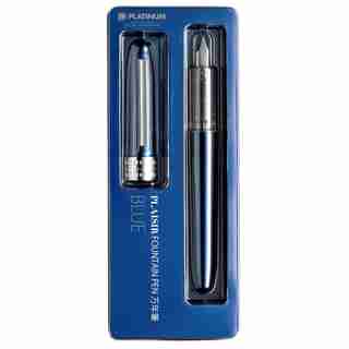 Plaisir Platinum Fountain Pen Navy