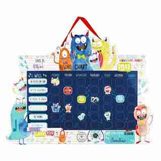 FLOSS AND ROCK MONSTER REWARD CHART