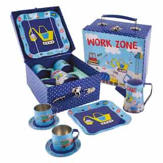 Construction Tin Tea Party Set