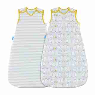 Gro Company Grobag Twin Pack Elephant Love 6 - 18 Months 1.0 Tog