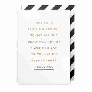 Paper E. Clips Friendship Card I Love You
