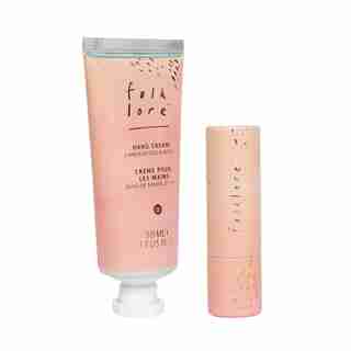 Folklore Sandalwood and Honey Hand Cream and Lip Balm Gift Set