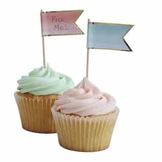 Ginger Ray Pick & Mix Cupcake Sticks Ombre 10