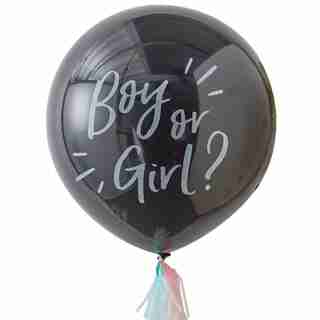 Ginger Ray Oh Baby 36" Confetti Balloon Gender Reveal Kit