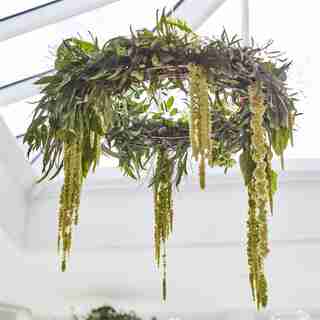 BOTANIC WEDDING BRONZE CHANDELIER HOOP