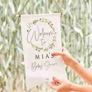 BOTANIC BABY CUSTOMIZABLE WELCOME SIGN