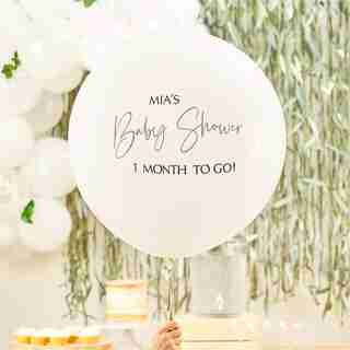BOTANIC BABY BABY SHOWER ORB BALLOON