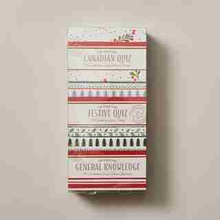 TRIVIA CARDS SET OF 3 - CANADIAN, FESTIVE AND GENERAL KNOWLEDGE
