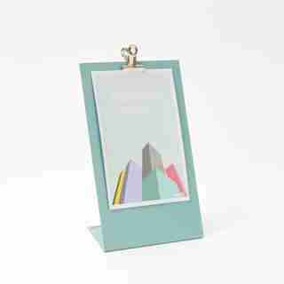 Clipboard Frame Medium Light Blue
