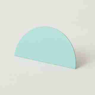 Geometric Photo Clip Semi Circle Light Blue