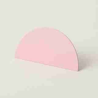 Geometric Photo Clip Semi Circle Pink