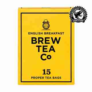 Brew Tea Co. English Breakfast Tea Bags Box of 15