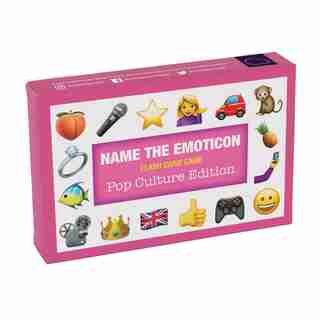 BUBBLEGUM STUFF NAME THE EMOTICON - POP CULTURE CARD GAME PINK 56 CARDS