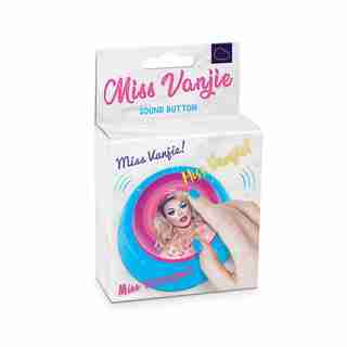 BUBBLEGUM STUFF MISS VANJIE SOUND BUTTON NOVELTY BLUE AND PURPLE
