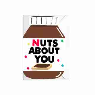 Paper E. Clips Valentine Card Nuts About You