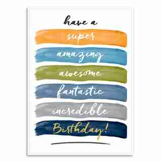 Paper E. Clips Birthday Card Super Birthday
