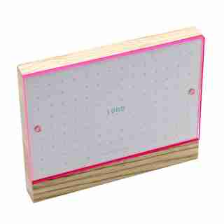 Cadre Flash Tidy en bois — Rose, 4 po x 6 po