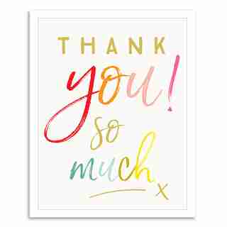 Paper E. Clips Thank You Card Thank You So Much