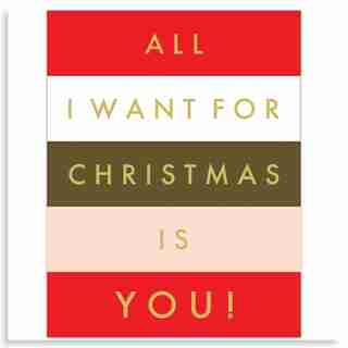 Holiday Card All I Want For Christmas