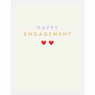 Paper E. Clips Engagement Card Engagement Hearts