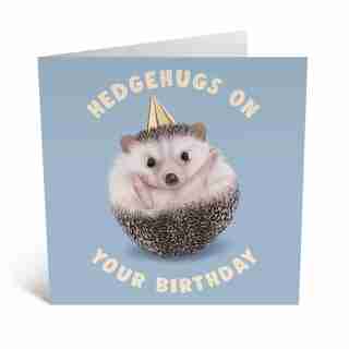 Paper E. Clips Birthday Card Hedgehugs On Your Birthday