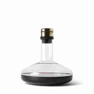 WINE BREATHER CARAFE DELUXE GOLD 1.4L