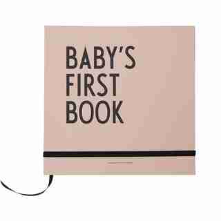 Design Letters Baby's First Book - Nude
