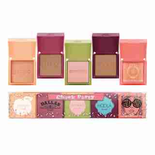 BENEFIT CHEEK PARTY 5 MINI BLUSHES AND BRONZER