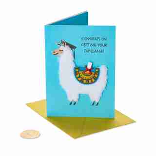 Carte de la Remise des diplômes Papyrus (Dip-llama)