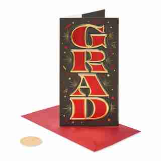 Carte de la Remise des diplômes Papyrus (lettrage GRAD)