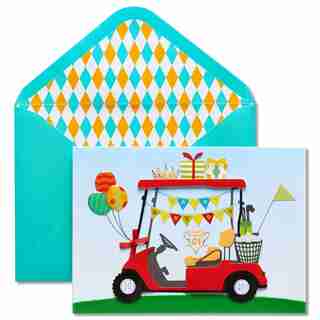 Papyrus Father's Day Card Golf Cart