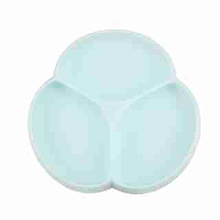Glitter & Spice Silicone Suction Plate - Seafoam
