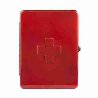 LARGE FIRST AID CABINET RED