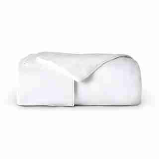 ENDY ORGANIC COTTON DUVET COVER - ALPINE WHITE, KING/CAL KING