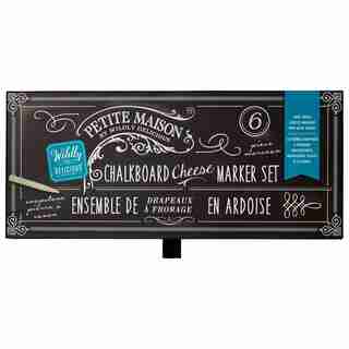 Wildly Delicious Chalkboard Cheese Markers Set of 6