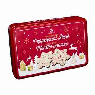 Peppermint Bark Snowflake Tin