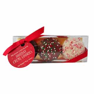 Belgian Chocolate Holiday Crème Cookies