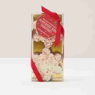 Peppermint Bark Snowflakes