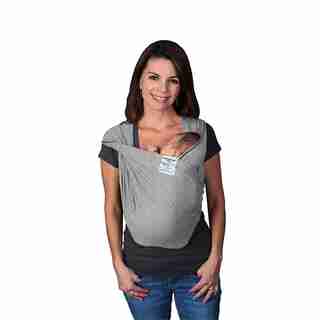 Baby K'tan Cotton Baby Carrier - Heather Grey, Small