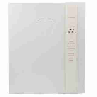 MUSHYBOOKS + THE FIRST YEAR BABY JOURNAL + WHITE + 9.75"X11.5"