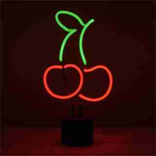 Neon Cherries Table Lamp