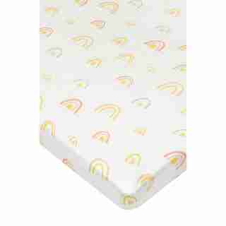 Loulou Lollipop Cribsheet - Pastel Rainbow