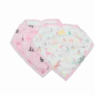 Loulou Lollipop Bandana Bib Set - Unicorn Dream