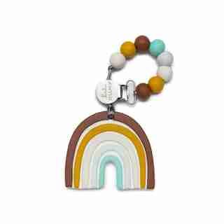Loulou Lollipop Teether Set Neutral Rainbow