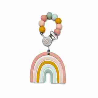 Loulou Lollipop Teether Set - Pastel Rainbow
