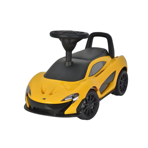 Kool Karz Ride On Cars Mclaren P1 Foot To Floor Push Yellow By