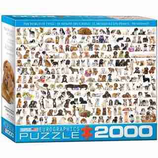 The World of Dogs 2000-Piece Puzzle